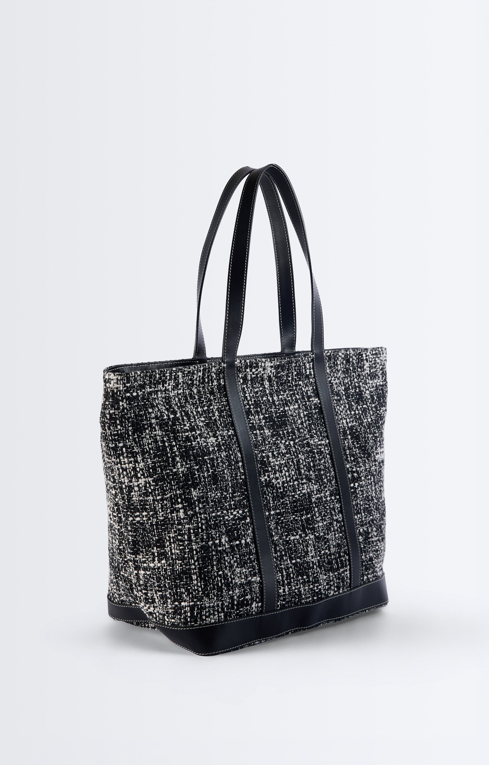 Cabas L En Tweed Cabas en tweed, finitions cuir VANESSA BRUNO