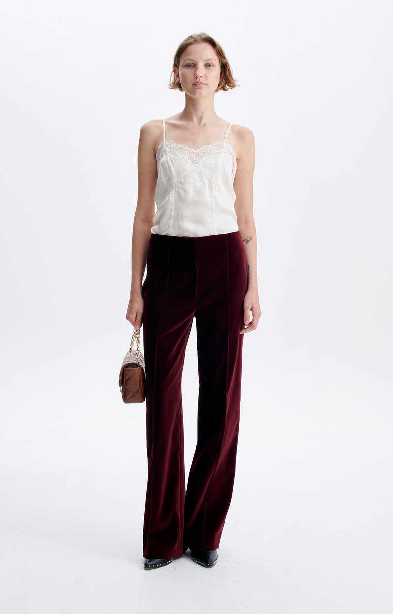 Pantalon Faru Pantalon droit en velours, taille haute VANESSA BRUNO
