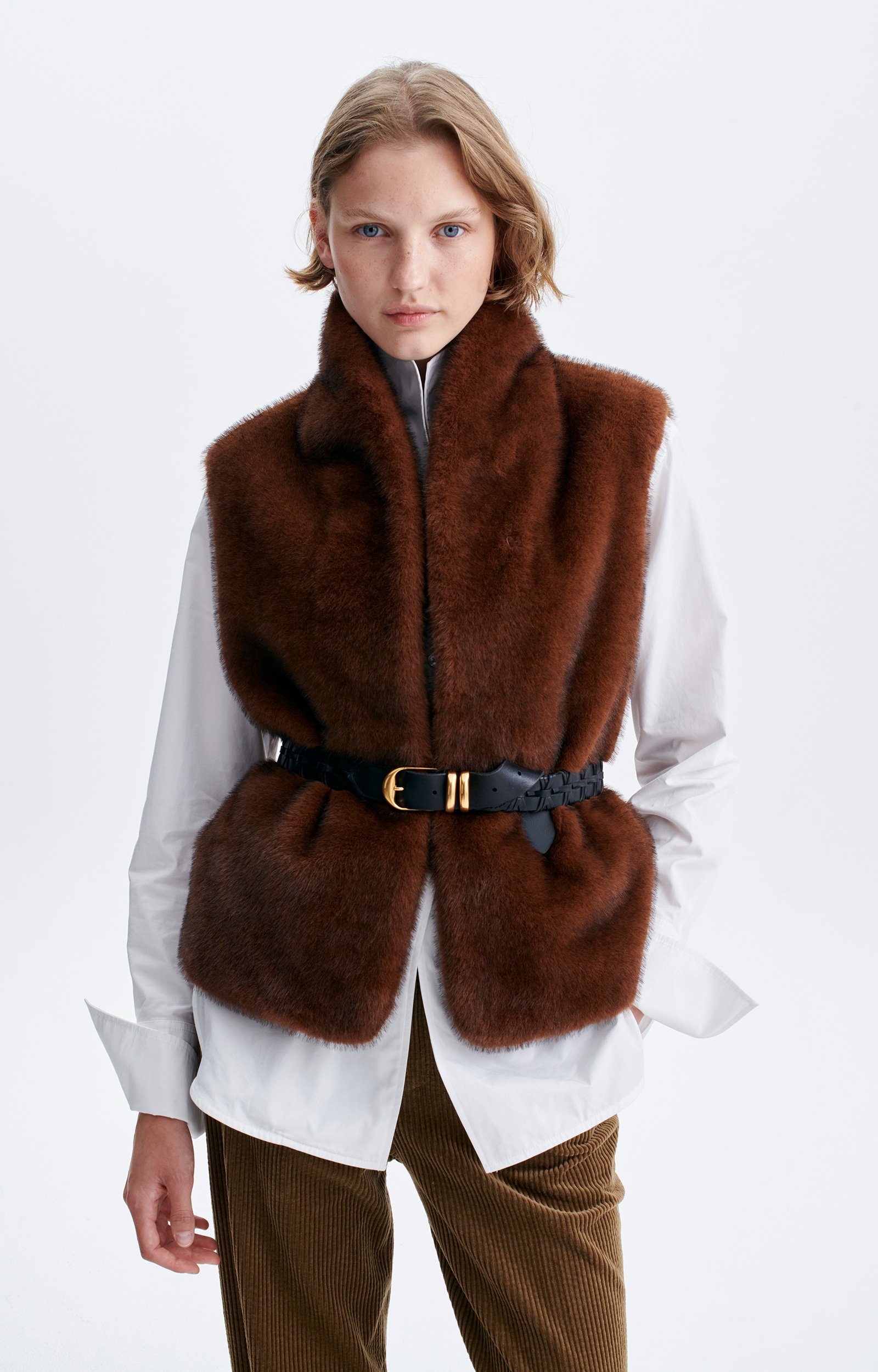 Gilet Helise Gilet sans manches en fausse fourrure VANESSA BRUNO