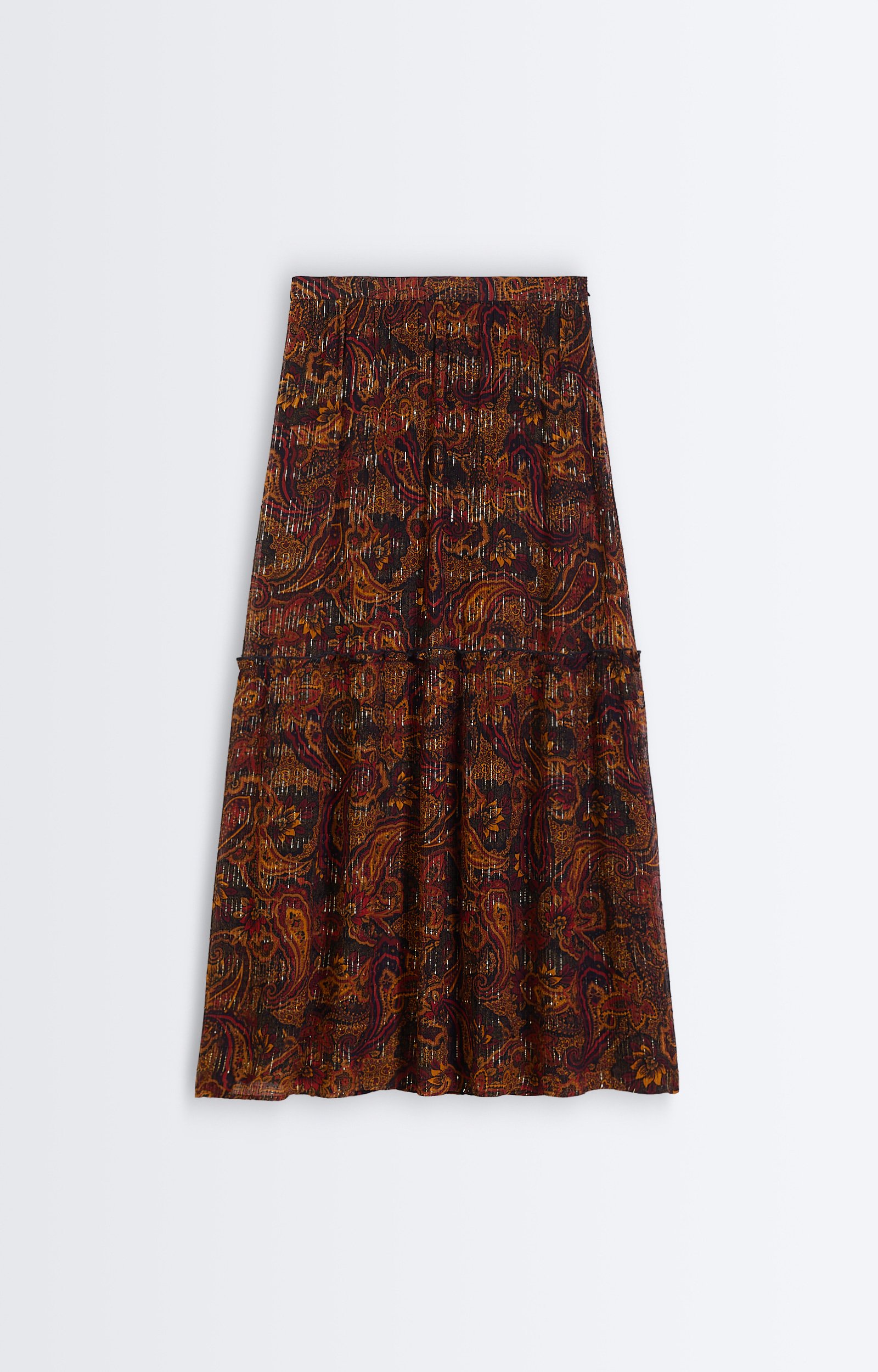 Jupe Hindi Jupe longue en imprim&eacute; paisley VANESSA BRUNO