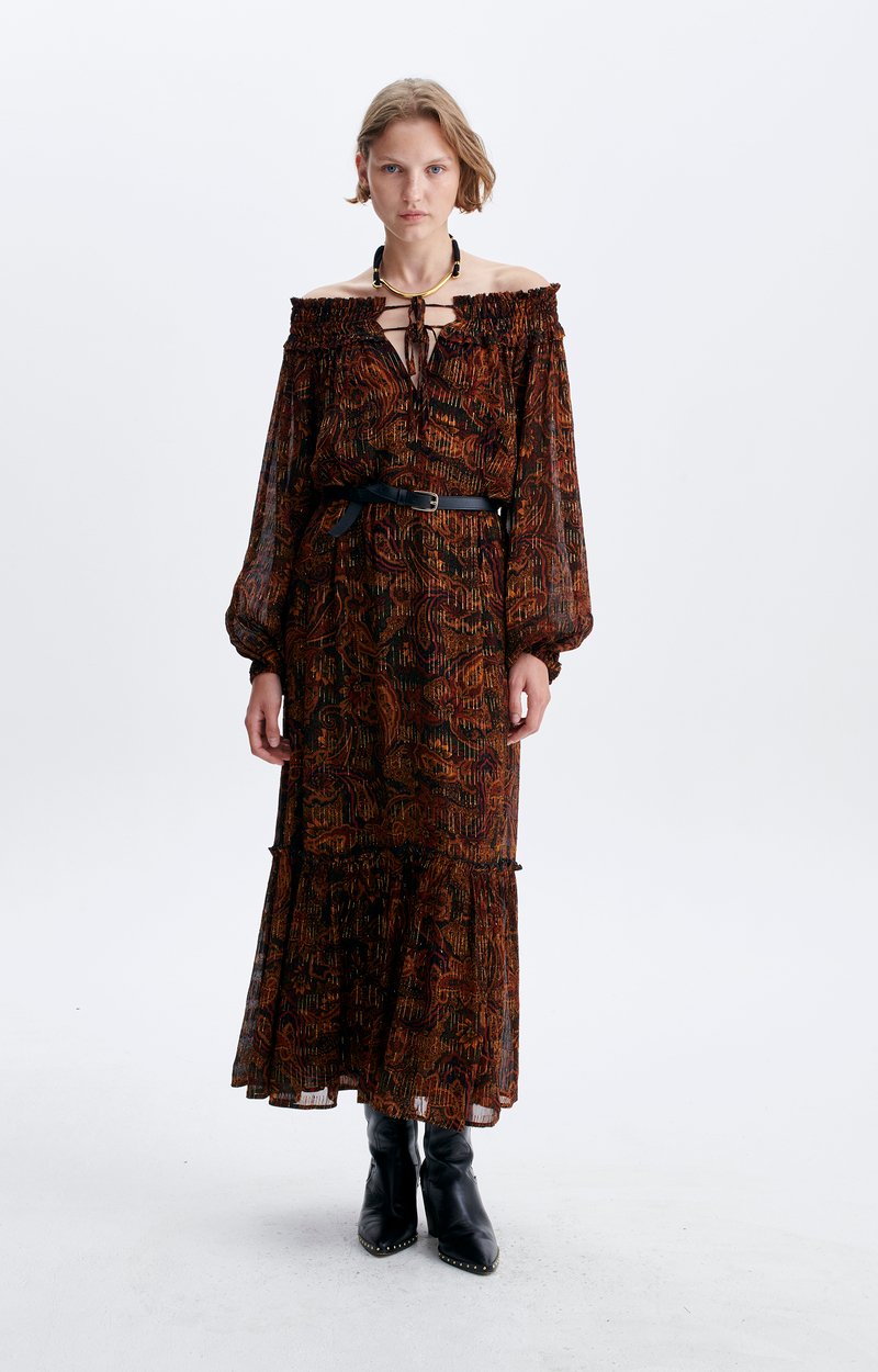 Robe Helvira Robe longue en imprim&eacute; paisley VANESSA BRUNO