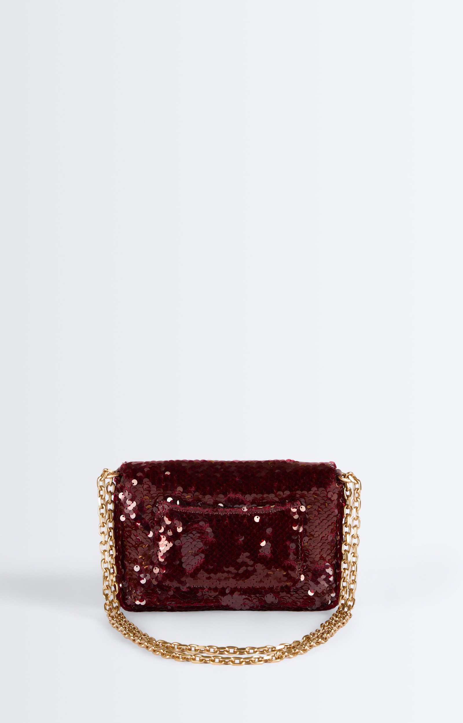 Petit Sac Moon Sequins Sac Moon &agrave; sequins, cha&icirc;ne dor&eacute;e VANESSA BRUNO