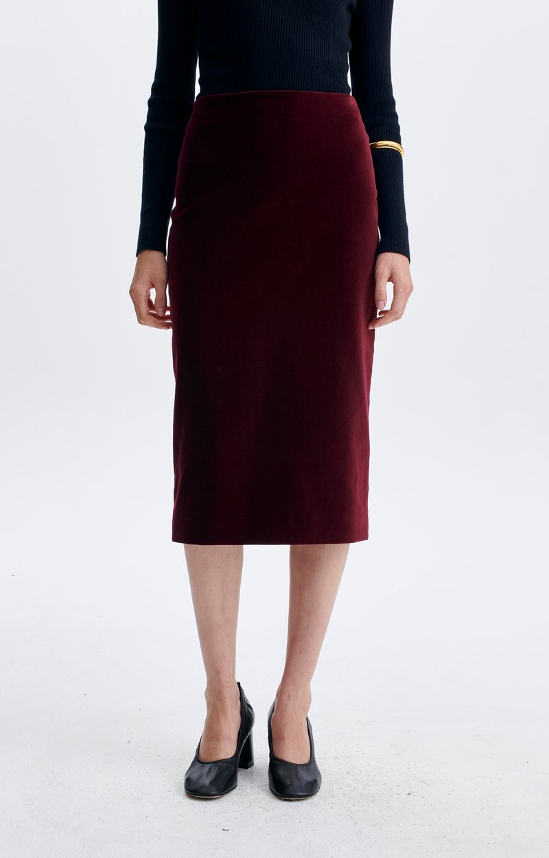 Jupe Gabriella Jupe crayon midi en velours VANESSA BRUNO