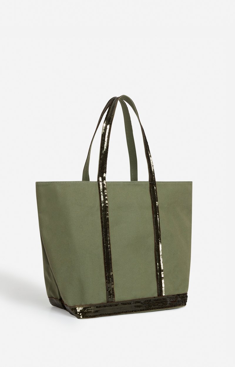 Canvas L Zipped Cabas Tote Shoulder carry, zip closure CLOVER Vanessa Bruno