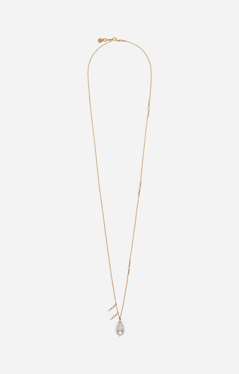 Necklace In Brass and Mother-of-Pearl Mother-of-pearl Vanessa Bruno