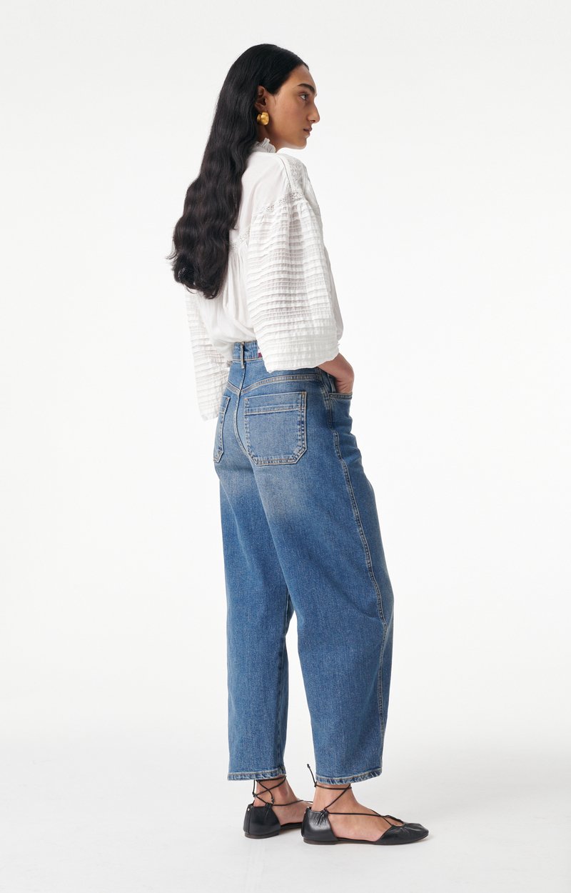 Caleb Jeans High-Waisted, Barrel Cut bleu gris Vanessa Bruno