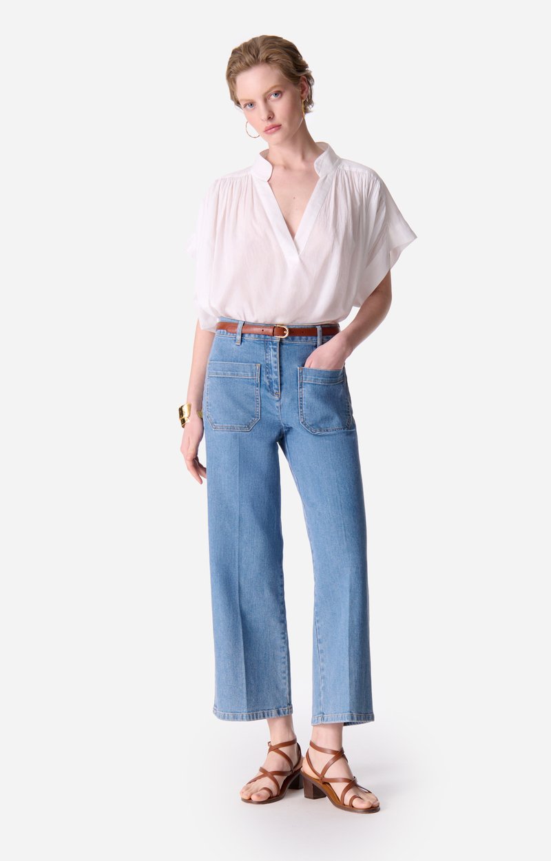 Helias Cropped Jeans High-Waisted, Cropped Fit LIGHT INDIGO Vanessa Bruno