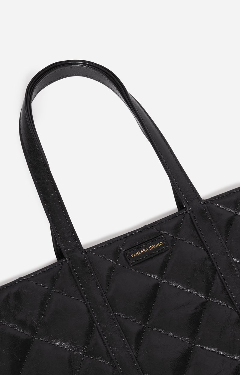 Cabas Tote Bags Crinkled Leather Tote Bags - VANESSABRUNO
