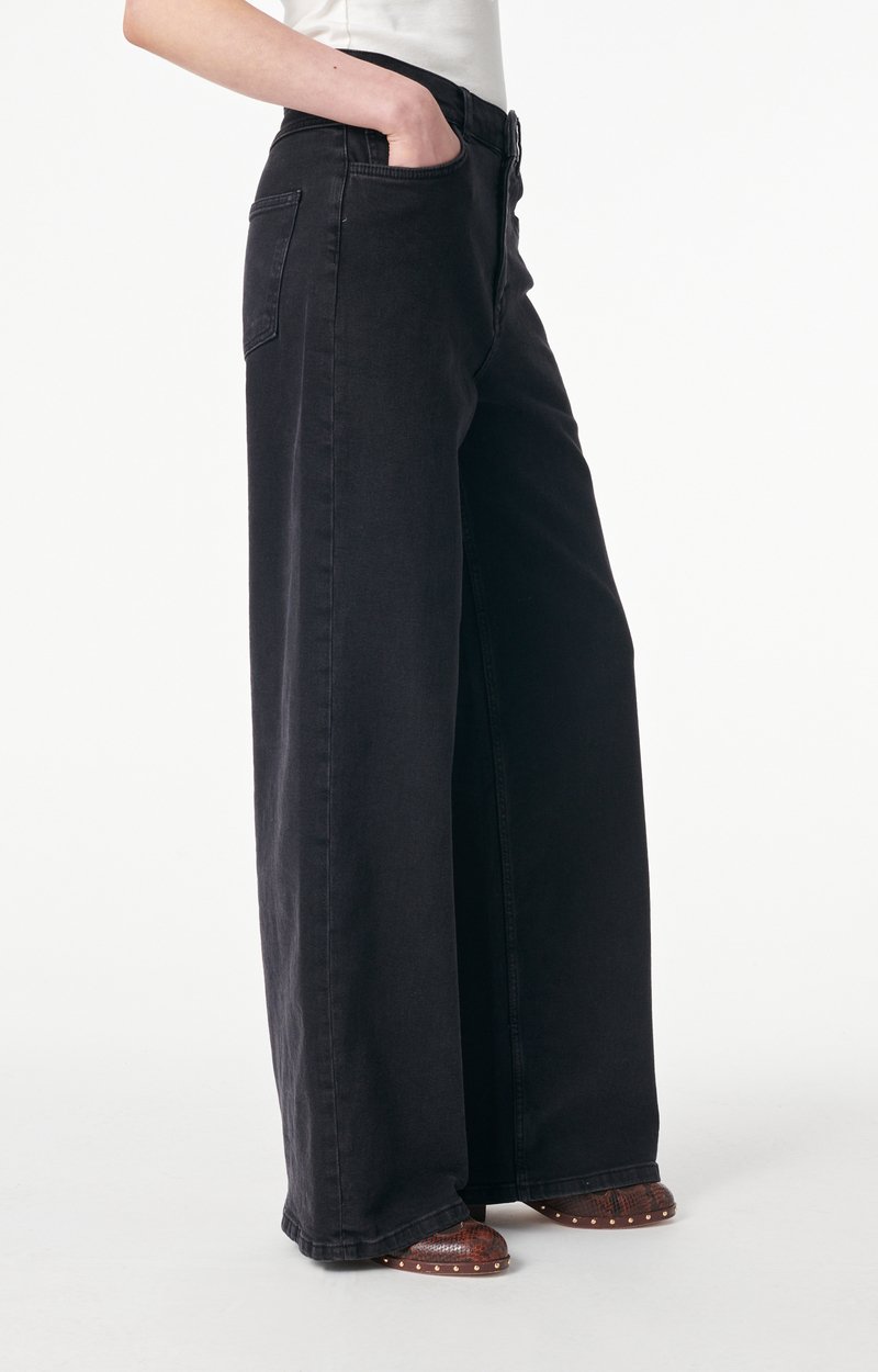 Bilbao Jeans High-Waisted, Wide Leg Black Vanessa Bruno