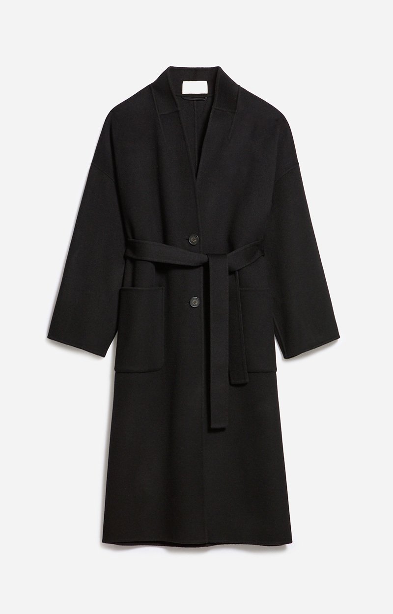Bachir Coat Wool Blend Black Vanessa Bruno