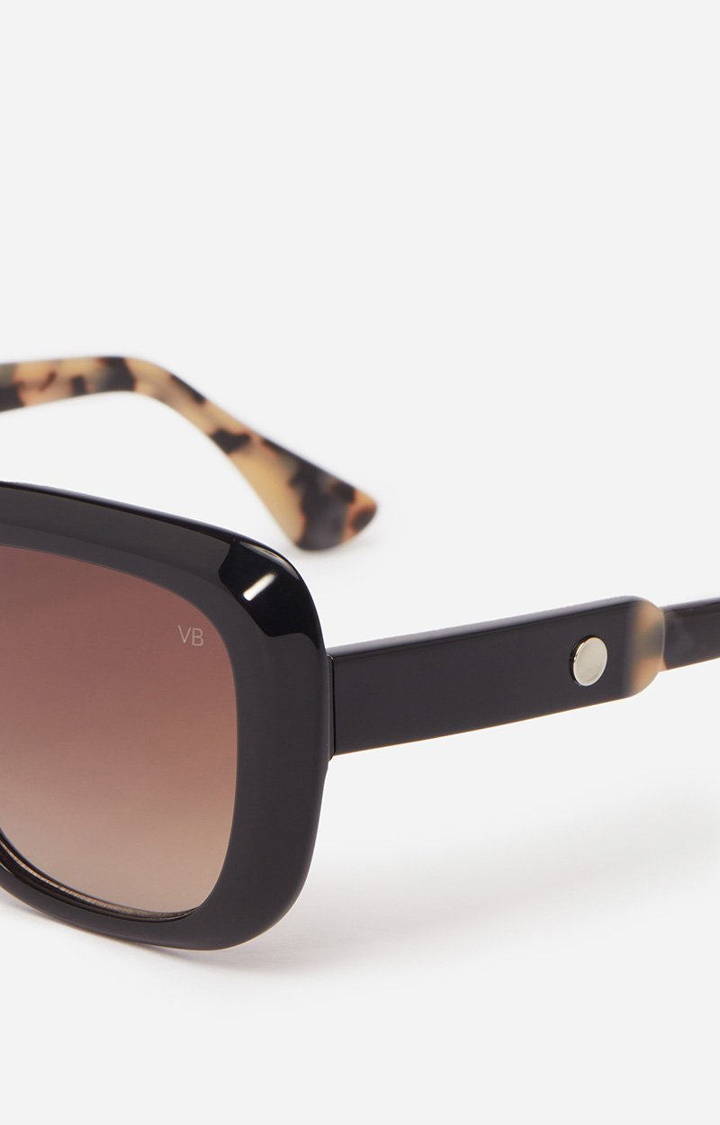 Soka Sunglasses 100% acetate Black Vanessa Bruno