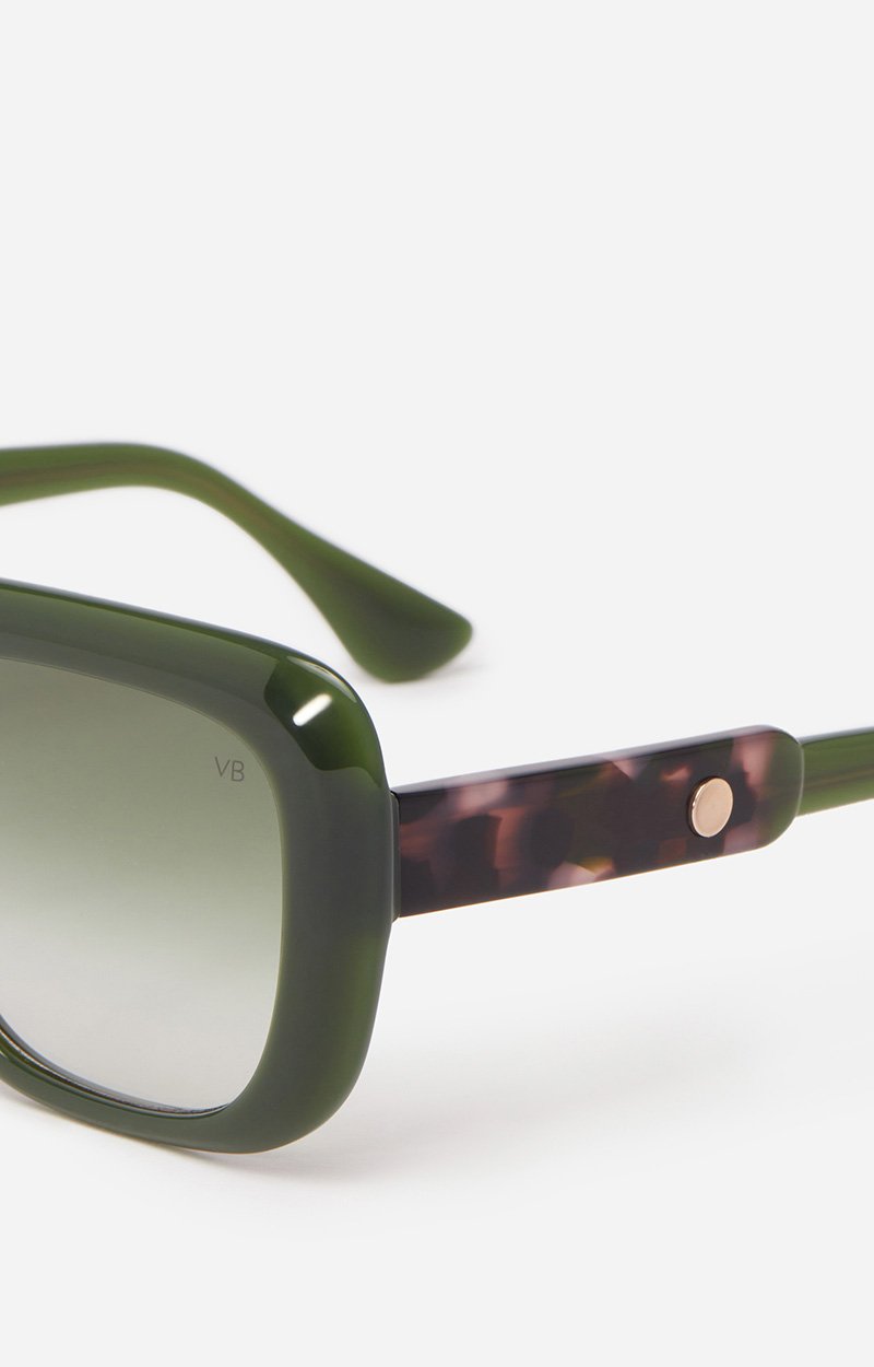 Soka Sunglasses 100% acetate KHAKI Vanessa Bruno