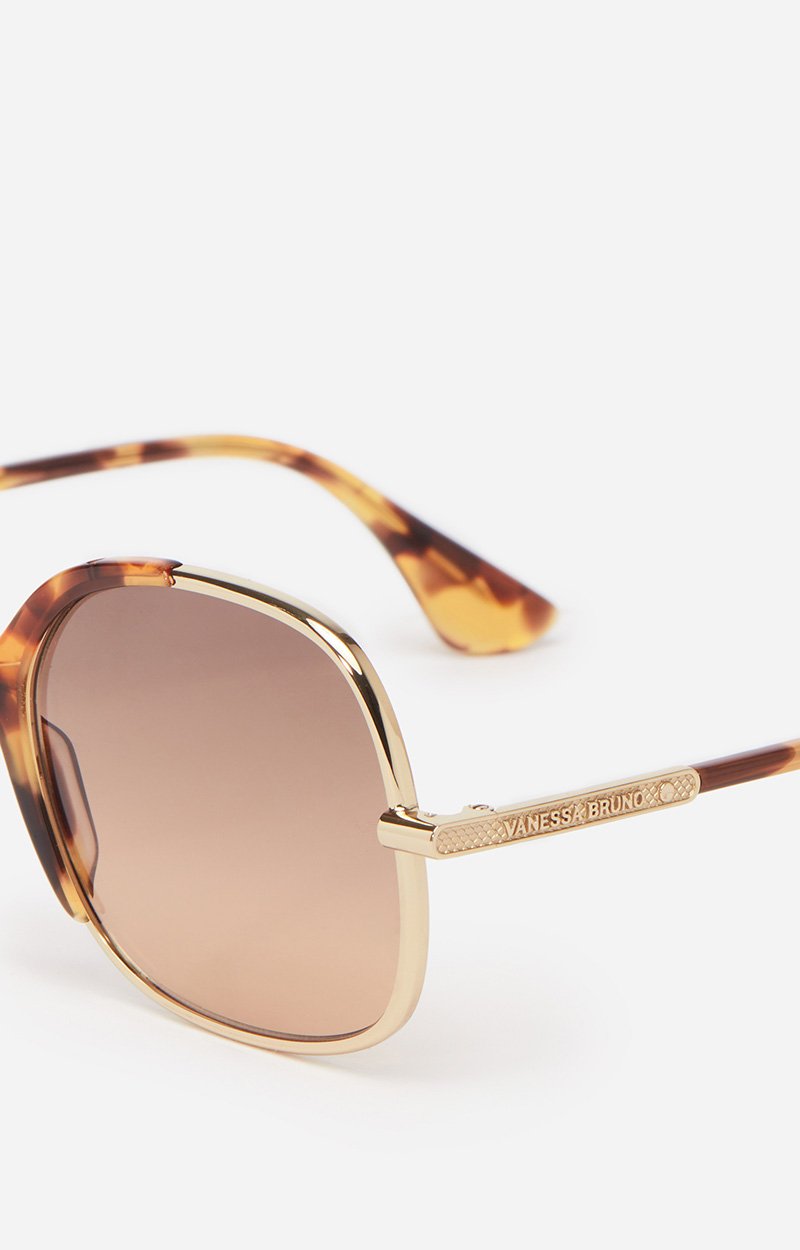 Zippy Sunglasses 100% acetate Golden Vanessa Bruno