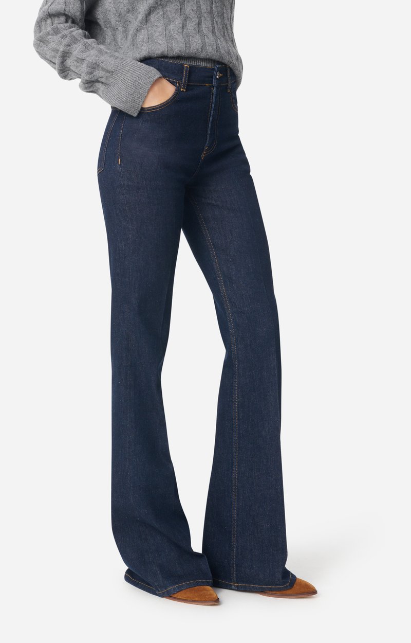 Ethan Jeans High-Waisted, Flare Cut Indigo Vanessa Bruno