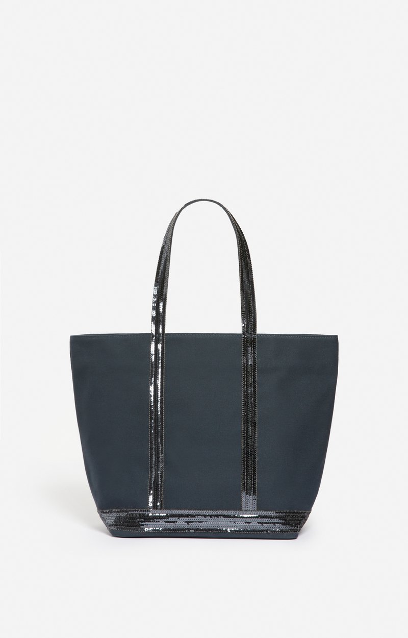 Canvas M Zipped Cabas Tote Shoulder carry, zip closure PYRITE Vanessa Bruno