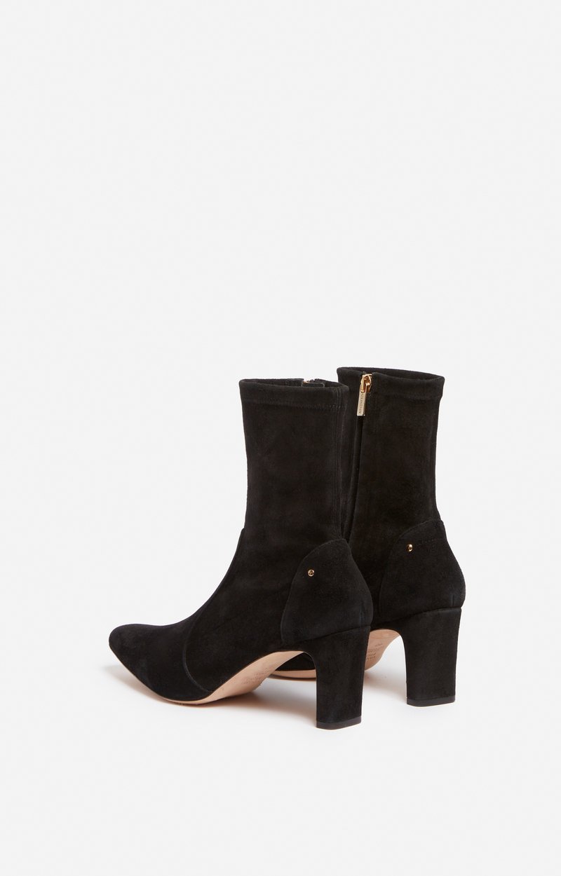 Leather Heeled Ankle Boots Made in Portugal Black Vanessa Bruno