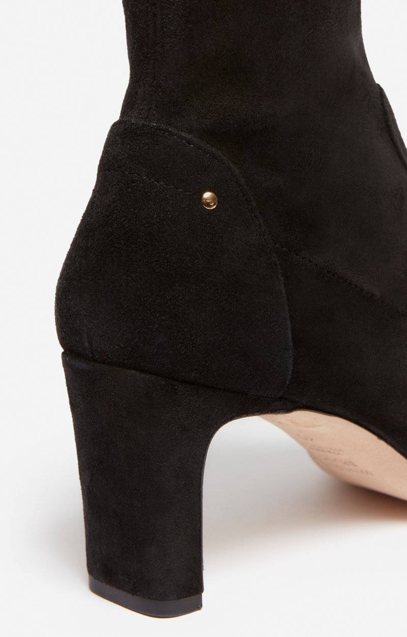 Leather Heeled Ankle Boots Made in Portugal Black Vanessa Bruno