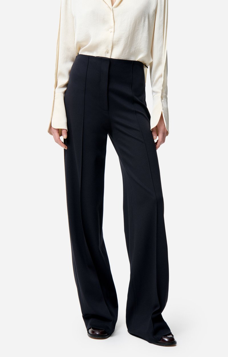 Faru Pants Viscose and polyamide Navy Blue Vanessa Bruno
