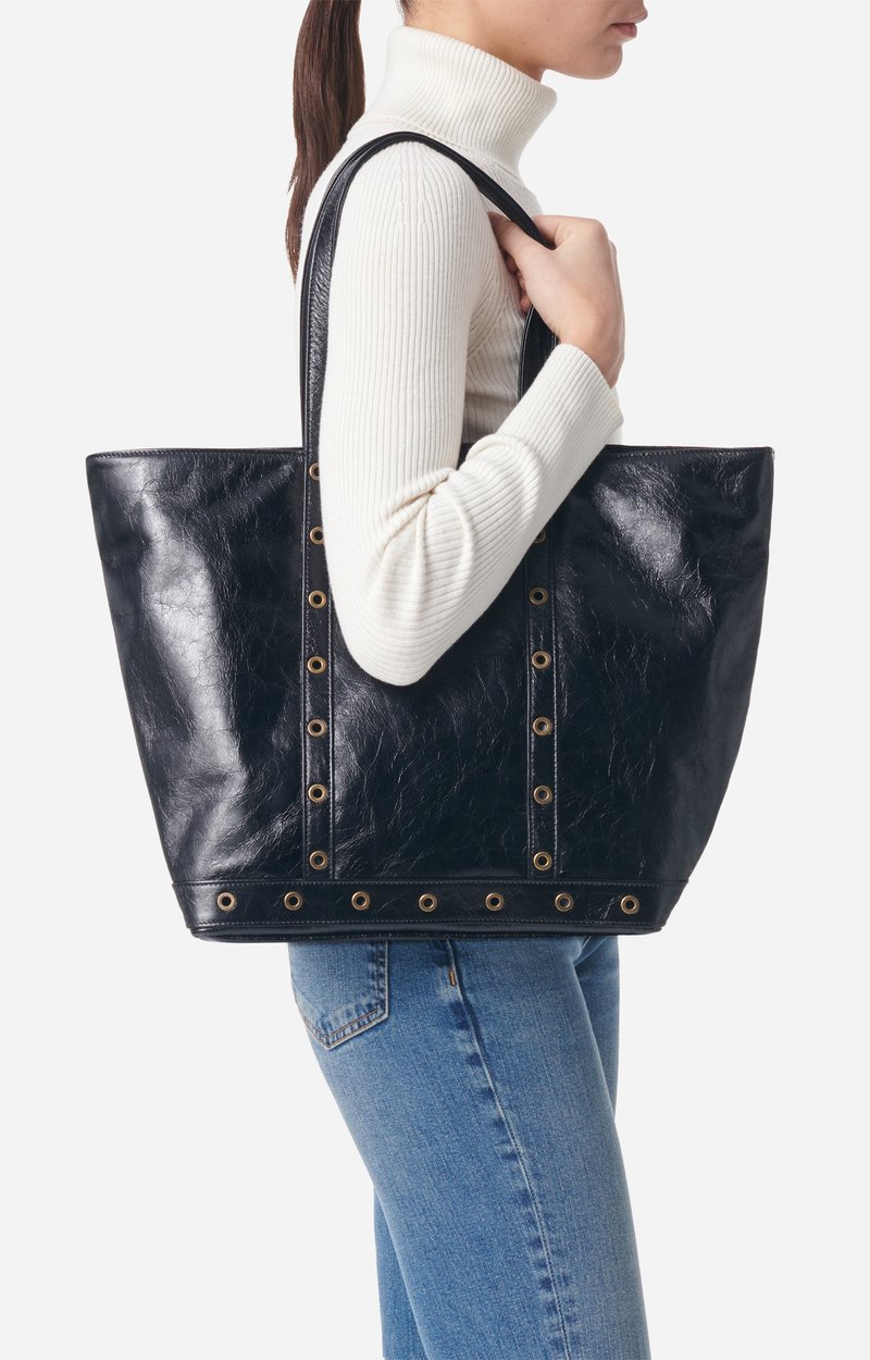 Cabas Tote Bags Smooth Leather Tote Bags - VANESSABRUNO