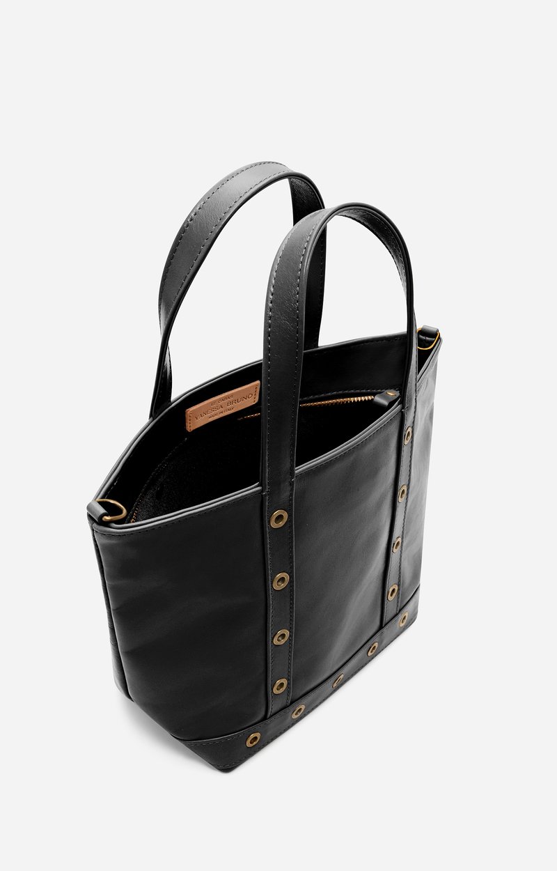Cabas Tote Bags Crinkled Leather Tote Bags - VANESSABRUNO