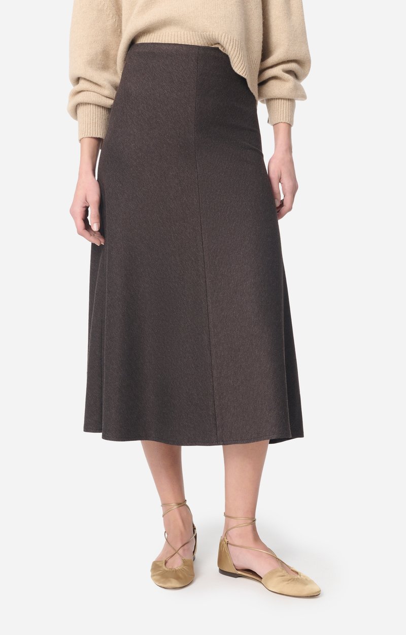 Boushra Skirt Blended Viscose Classic Brown Vanessa Bruno