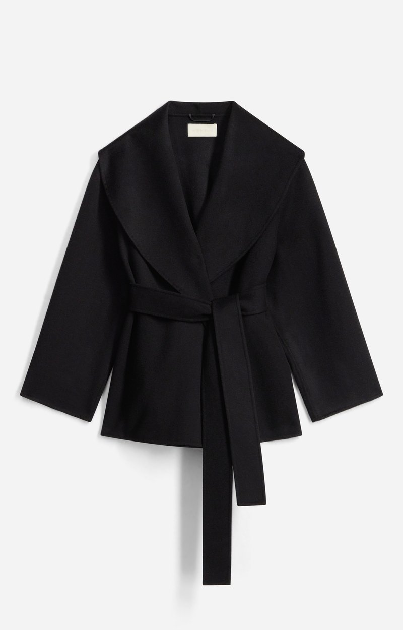 Gracie Coat Wool And Polyamide Black Vanessa Bruno