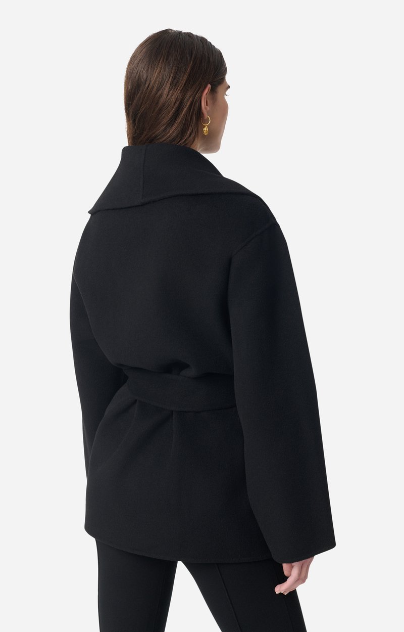 Gracie Coat Wool And Polyamide Black Vanessa Bruno