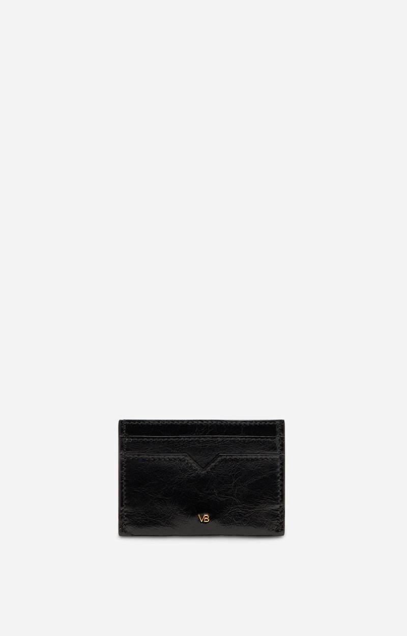 Leather Card Holder Made In Italy Black Vanessa Bruno