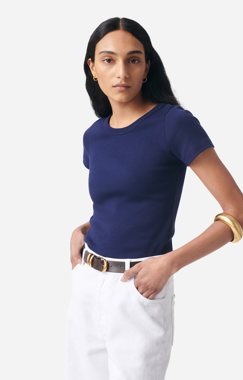 Glendon T-Shirt 100% organic cotton NAVY Vanessa Bruno