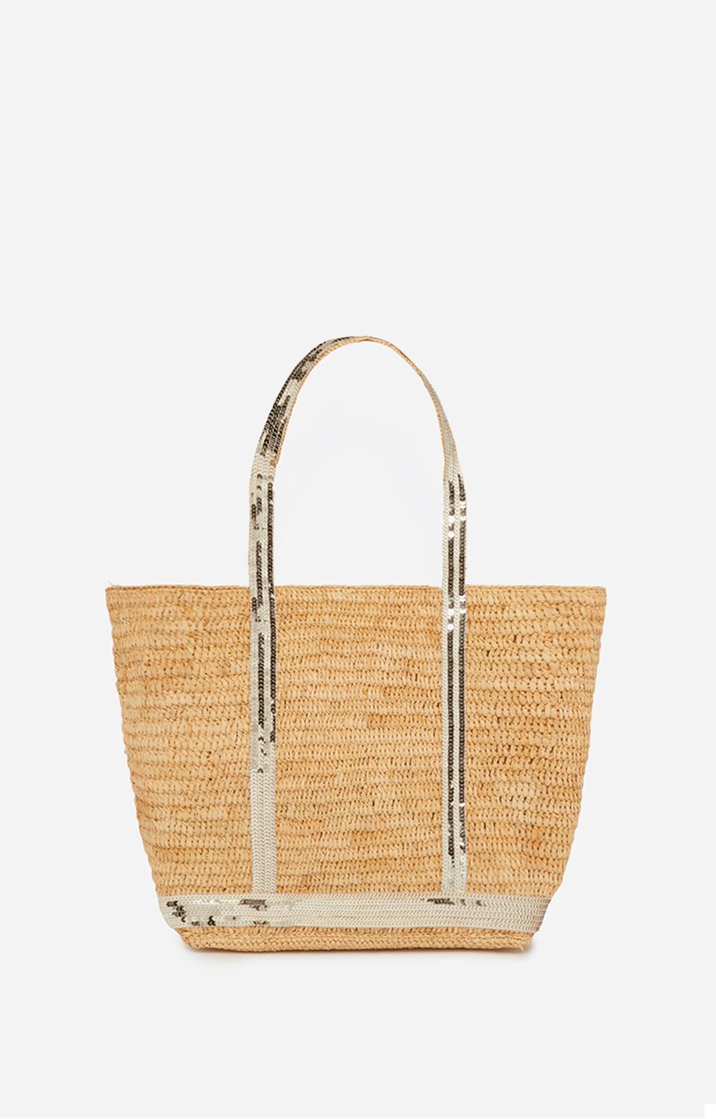 Raffia M Cabas Tote, Shoulder carry