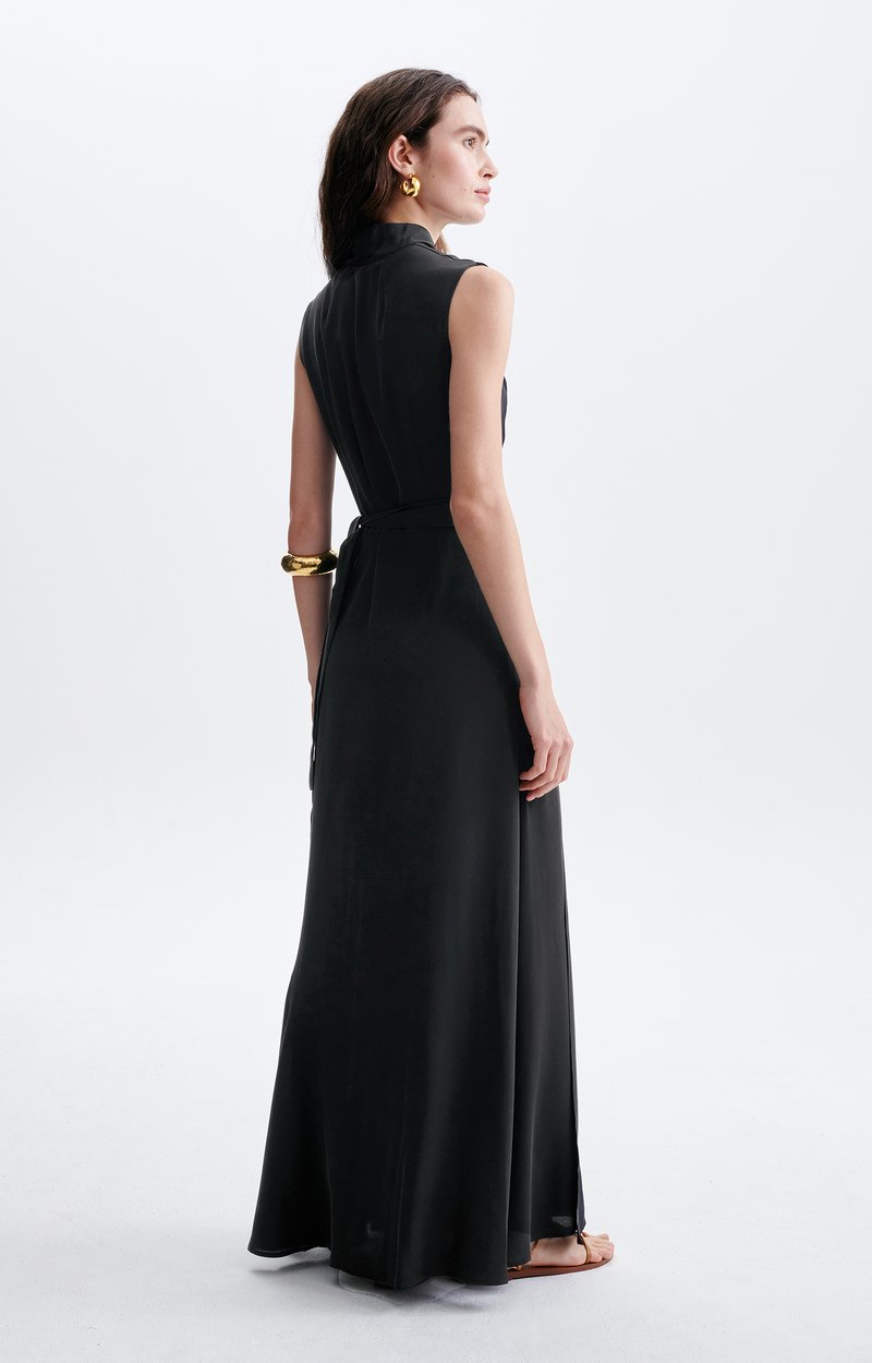 Faye Dress 100% Silk Black Vanessa Bruno