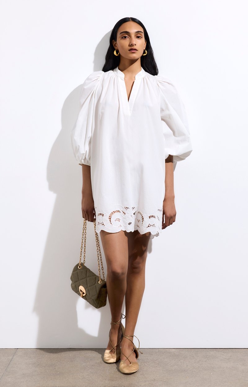 Hamanda Dress Cotton & embroidery ECRU Vanessa Bruno