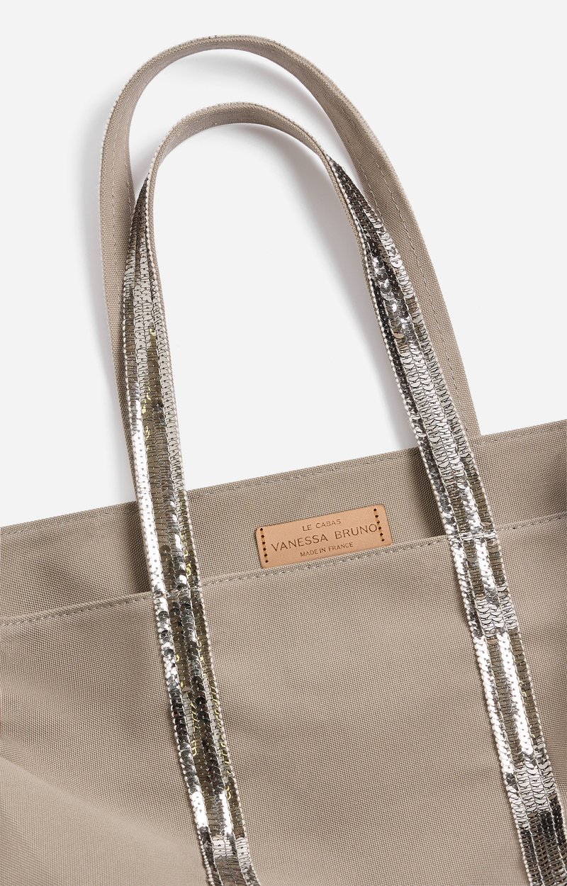 Canvas M Zipped Cabas Tote Made in France, Shoulder bag ZINC Vanessa Bruno