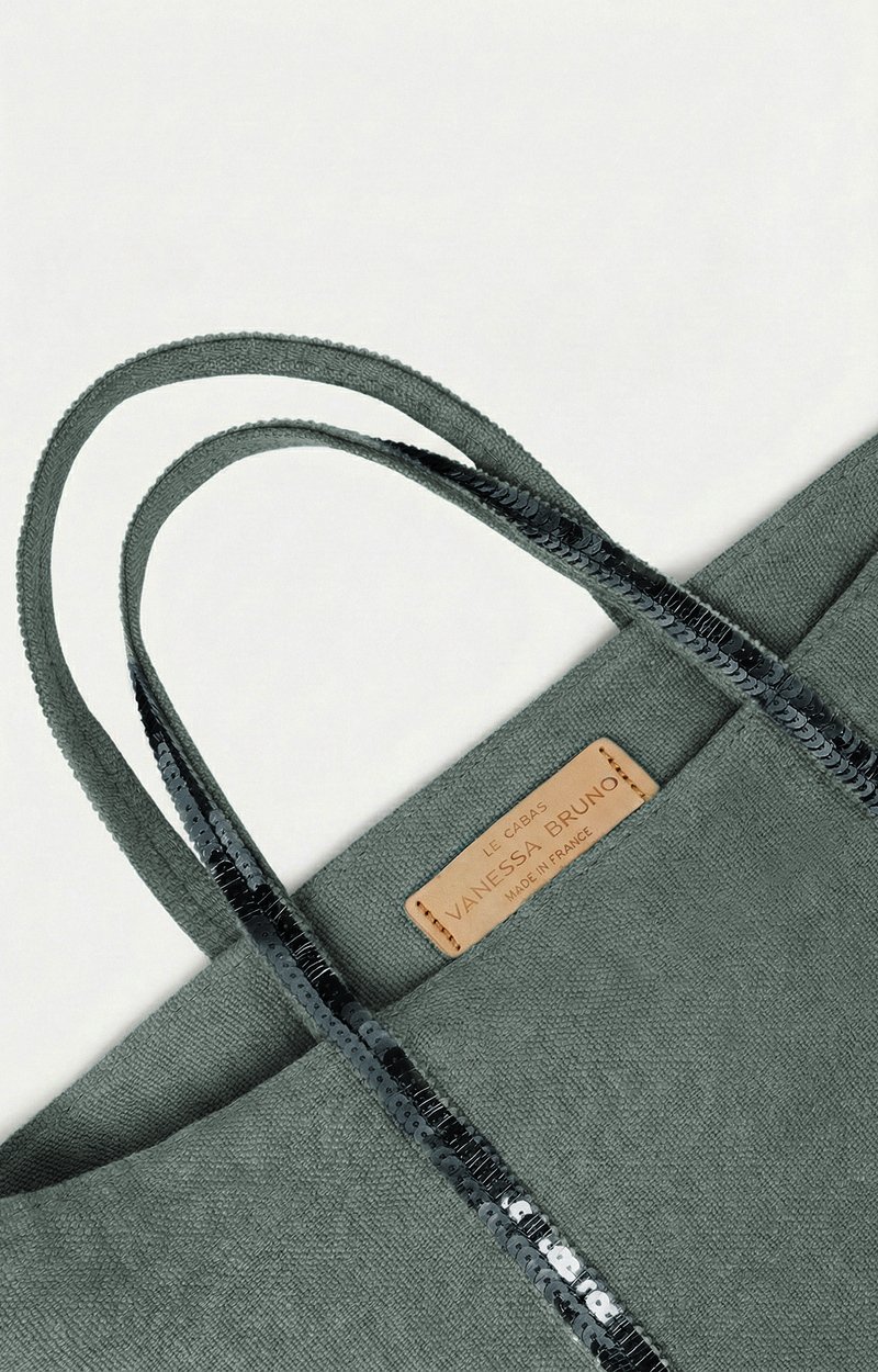 Linen S Zipped Cabas Tote Made in France, Crossbody Bag Estragon Vanessa Bruno