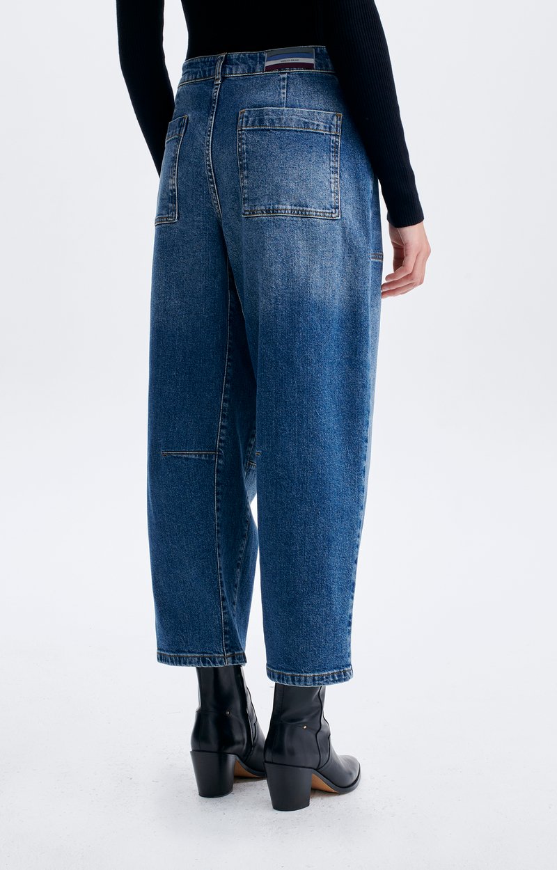 Cargo Pants Cotton denim, wide cut, cargo pockets France Vanessa Bruno