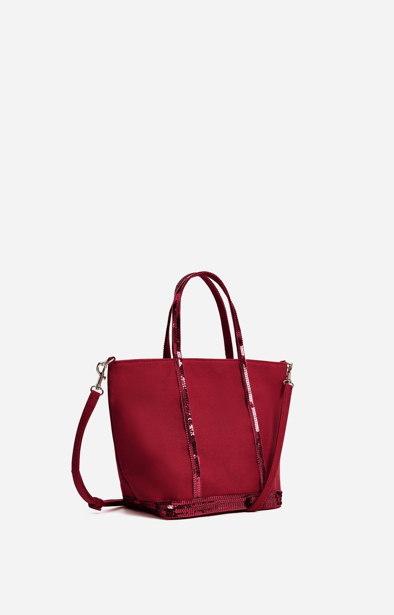 Canvas S Zipped Cabas Tote In canvas & sequins Goji Vanessa Bruno