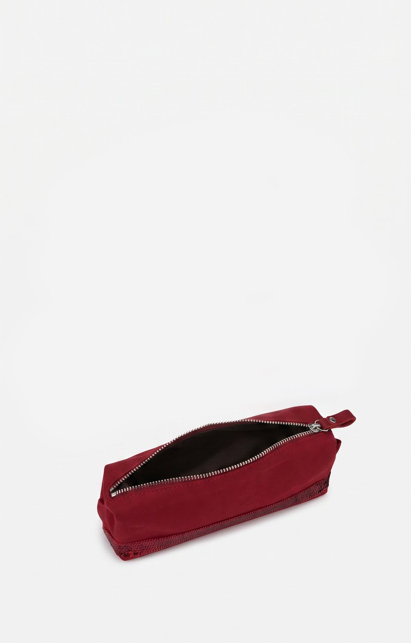 Canvas Pencil Case Pouch in canvas & sequins Goji Vanessa Bruno