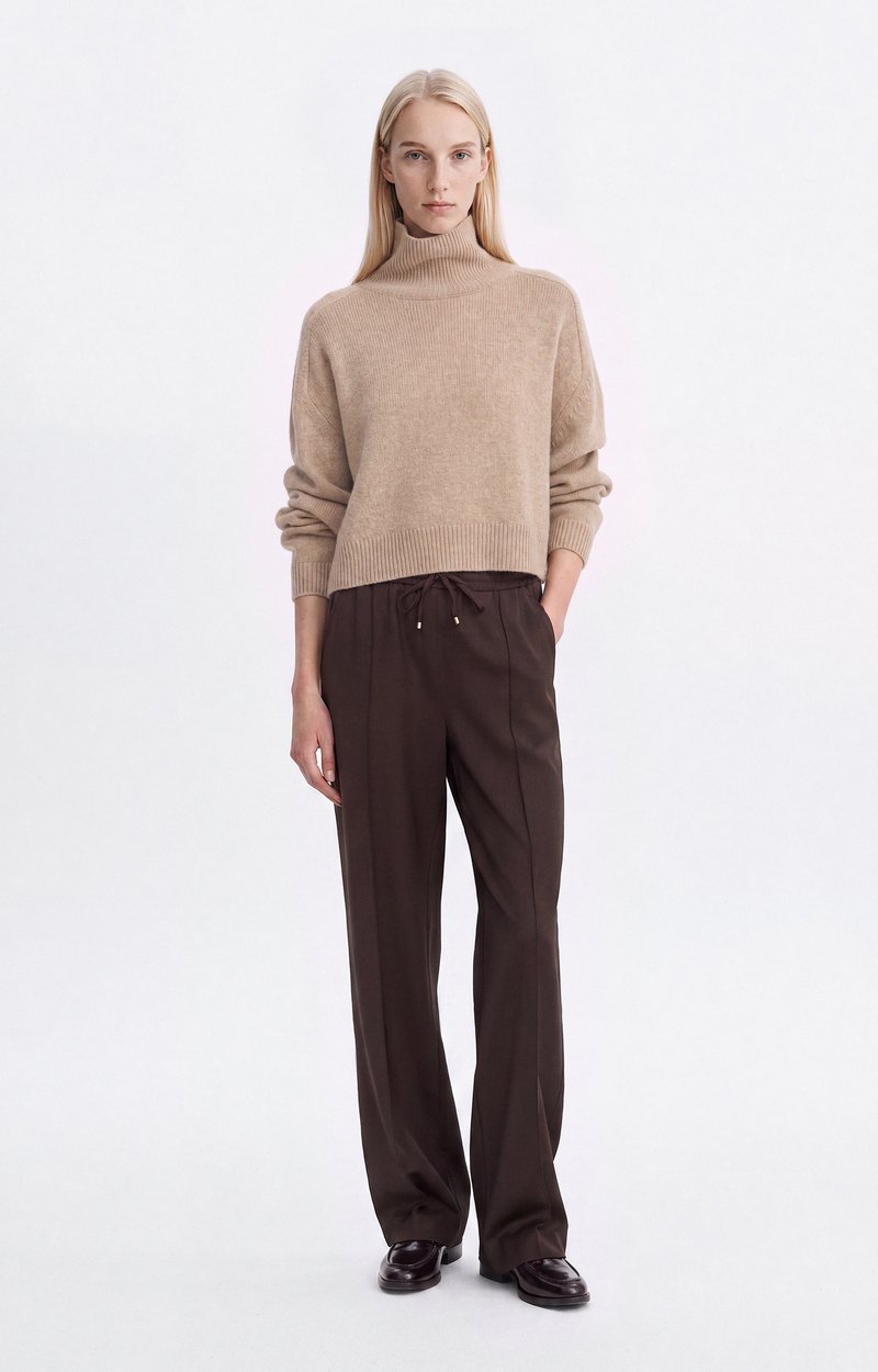 Cliff Pants Fluid pleated trousers CHOCOLATE Vanessa Bruno