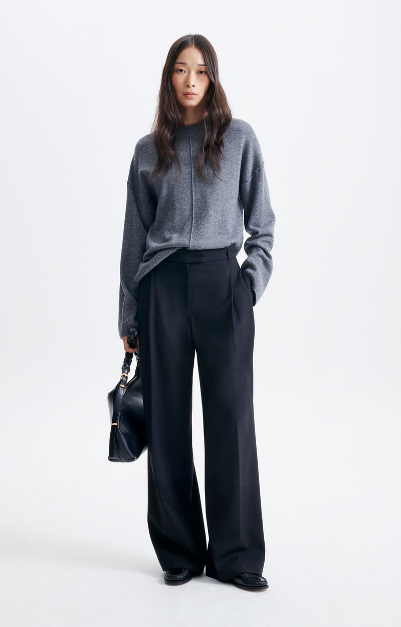 Horea Pants Tailored trousers in stretch gabardine Black Vanessa Bruno