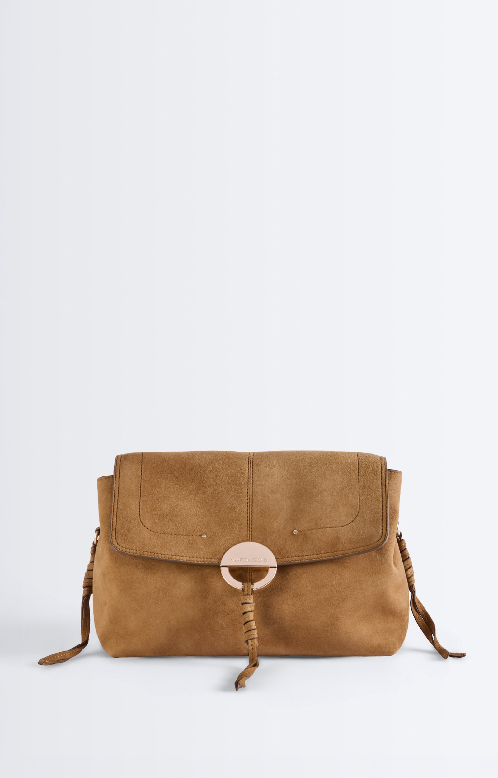 Large Leather Othilia Bag Goatskin crossbody bag, large size HAZELNUT Vanessa Bruno