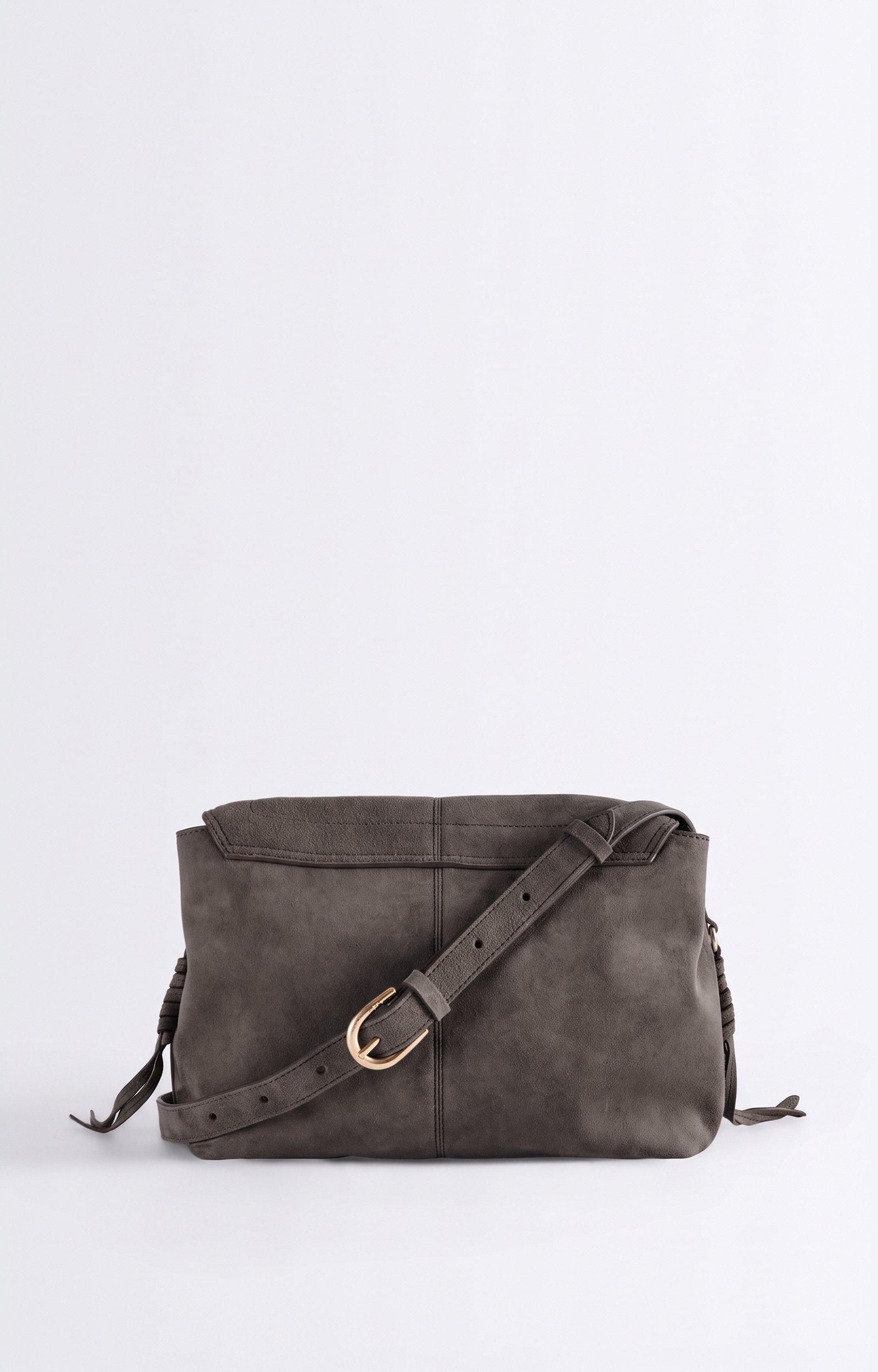 Large Leather Othilia Bag Goatskin crossbody bag, large size Alloy Vanessa Bruno