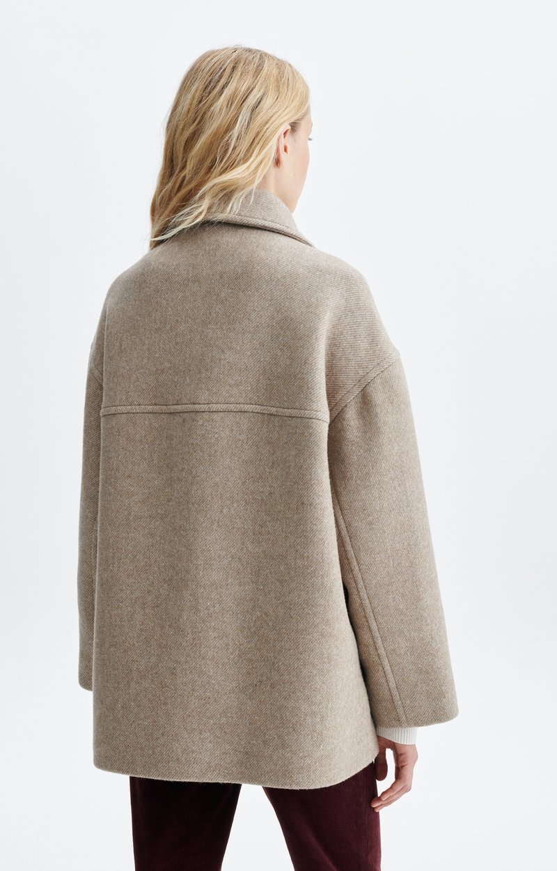 Ferman Coat Short wool coat, double-breasted GREIGE Vanessa Bruno