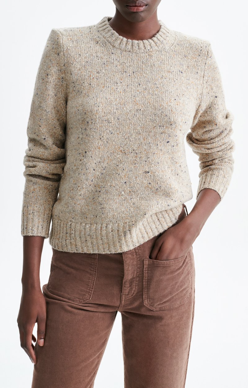 Hakob Sweater Marled crew-neck jumper Beige Vanessa Bruno