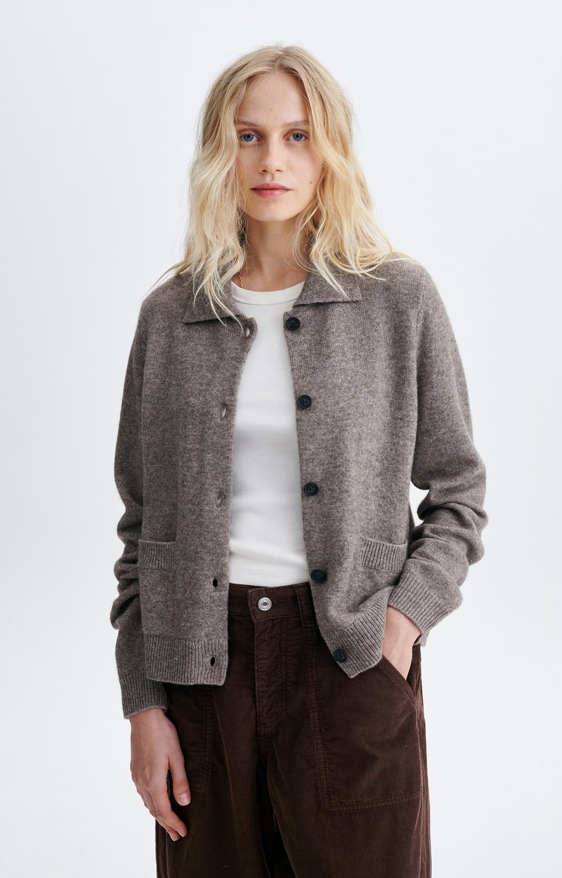 Humphrey Cardigan Buttoned wool-yak cardigan Mole Vanessa Bruno