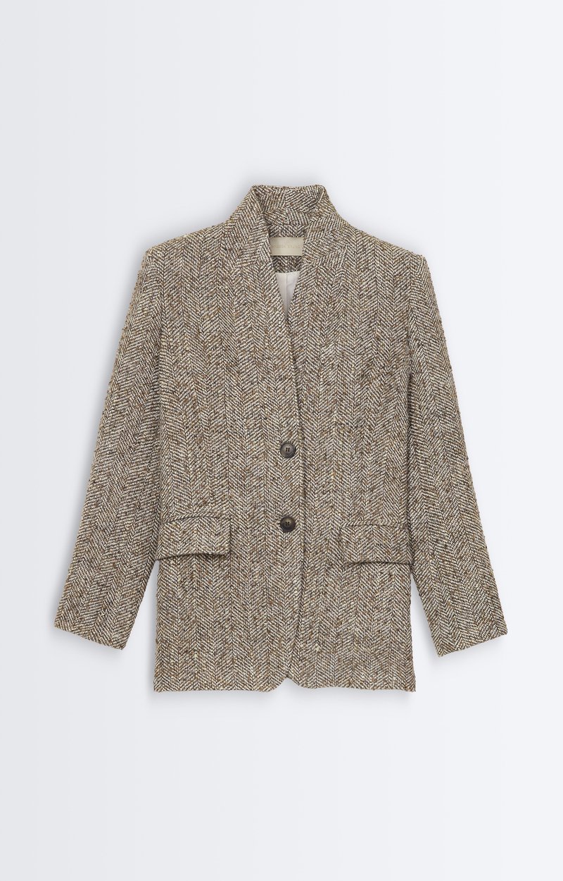 Jovanka Jacket Straight metallic-thread jacket Mole Vanessa Bruno