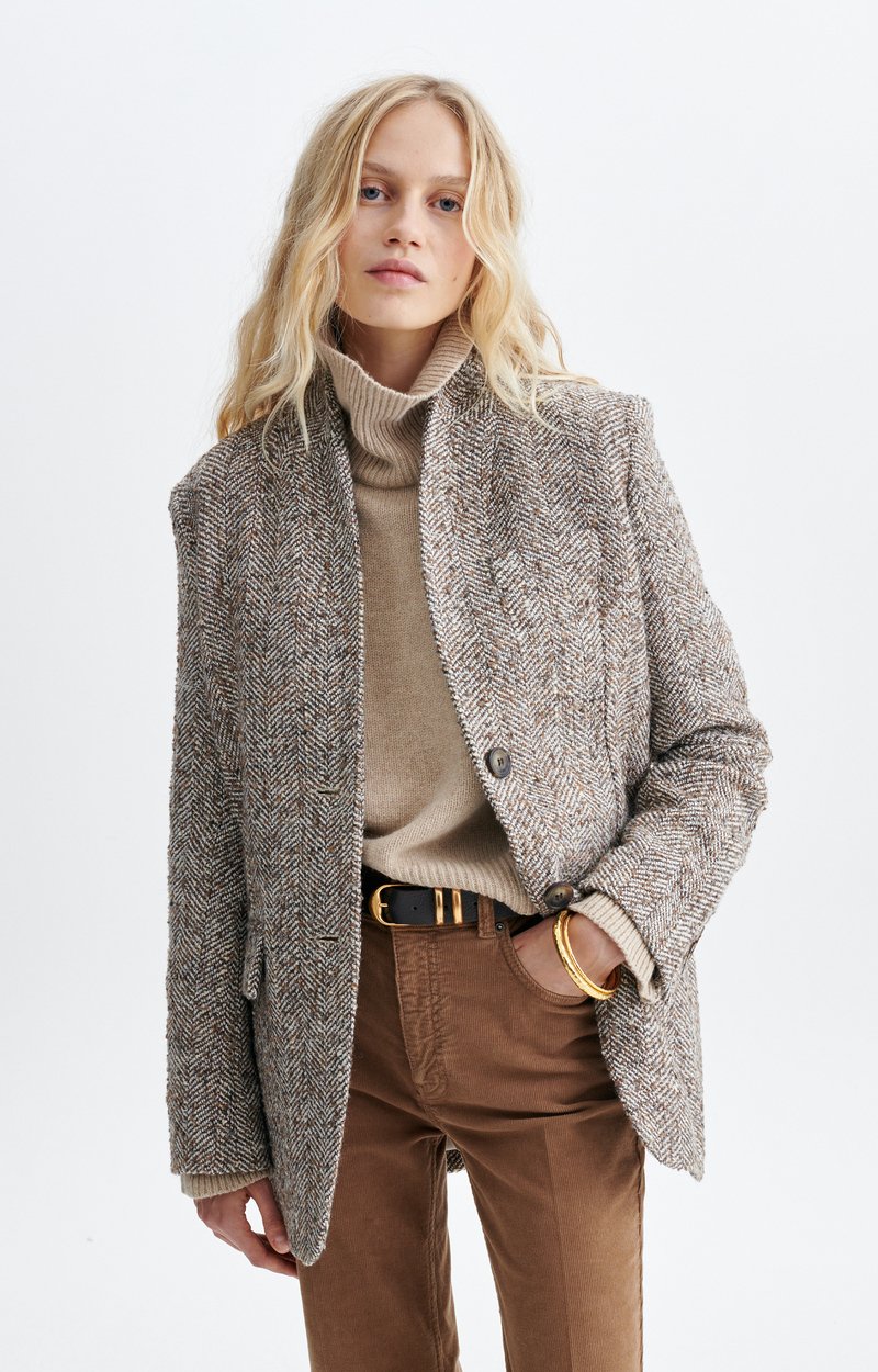 Jovanka Jacket Straight metallic-thread jacket Mole Vanessa Bruno