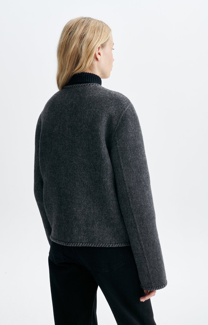 Humble Jacket Double-face wool jacket ANTHRACITE Vanessa Bruno