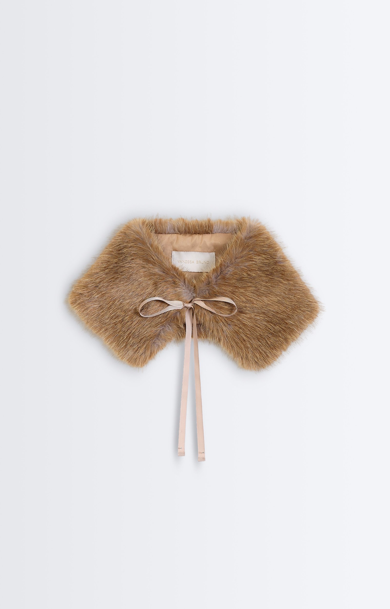 Hyuri Detachable Collar, Detachable faux fur collar