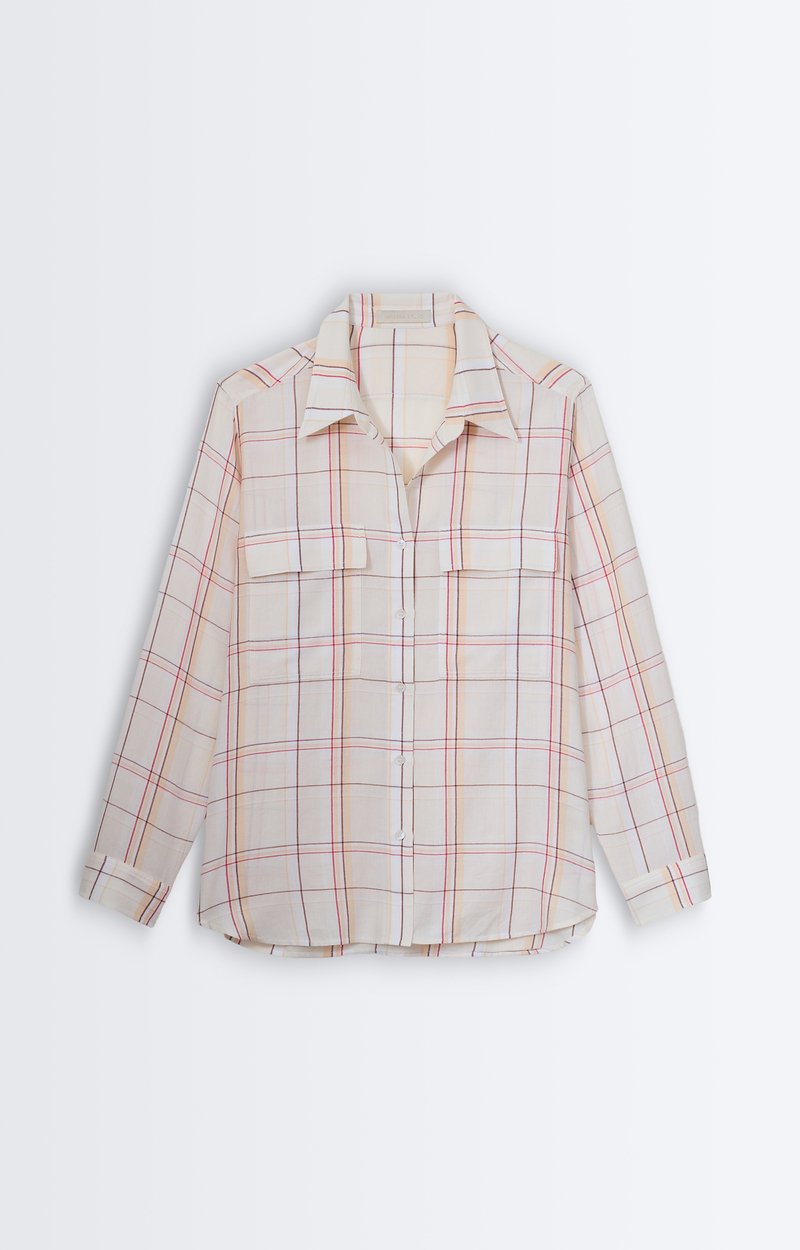 Demo Shirt, Checked brushed cotton shirt