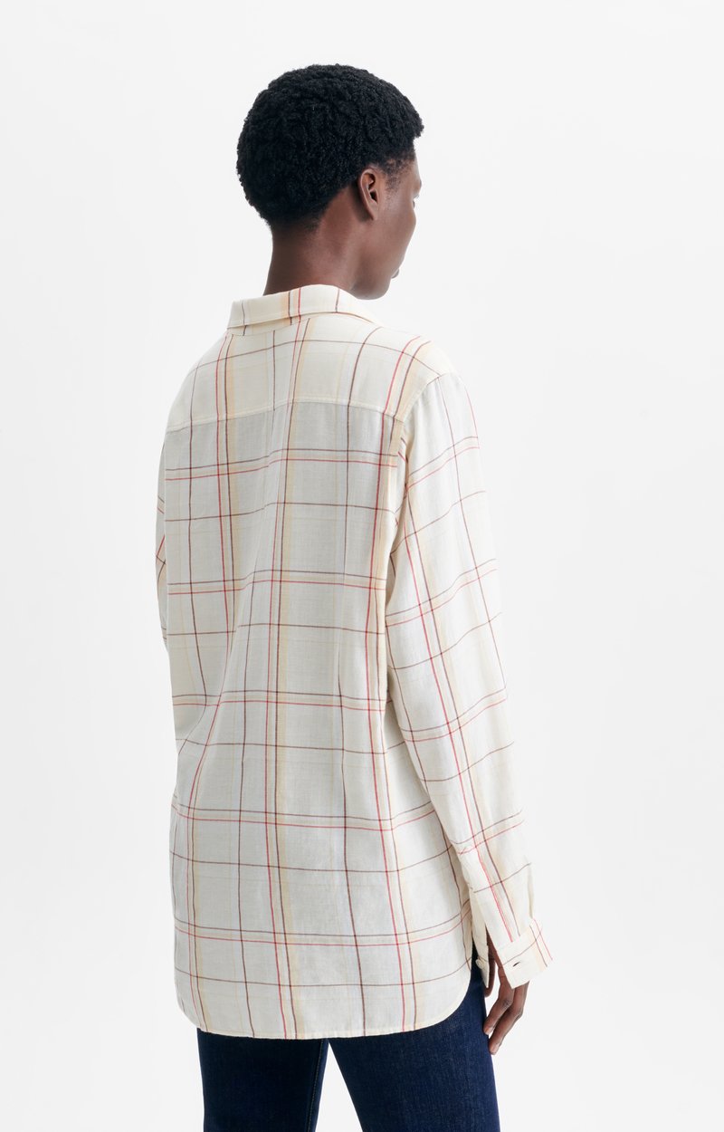 Demo Shirt Checked brushed cotton shirt ECRU Vanessa Bruno